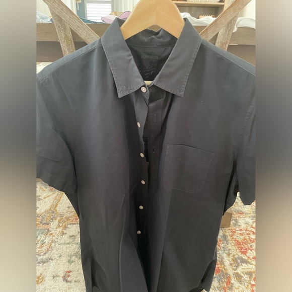 BONOBOS Slim Fit Short Sleeve Button-Up Shirt Size Large - Picture 3 of 3